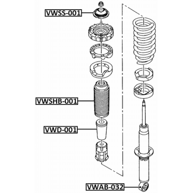 FEBEST VWAB-032
