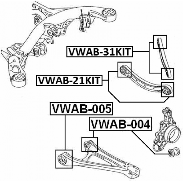 FEBEST VWAB-31KIT