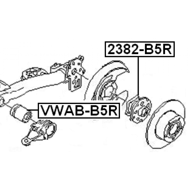 FEBEST VWAB-B5R