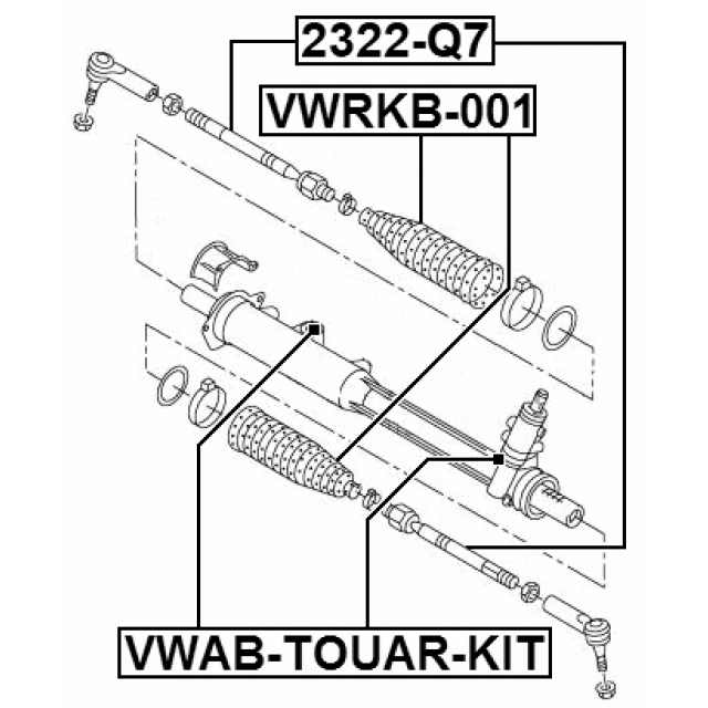FEBEST VWAB-TOUAR-KIT
