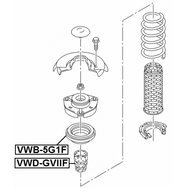 FEBEST VWB-5G1F