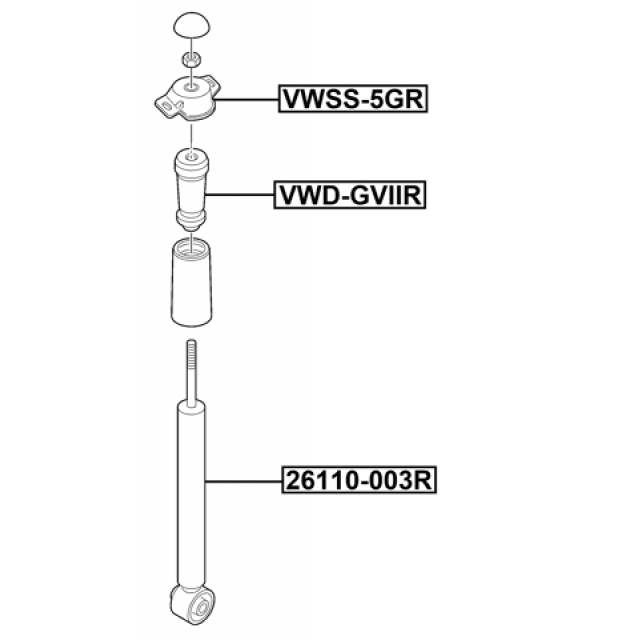 FEBEST VWD-GVIIR