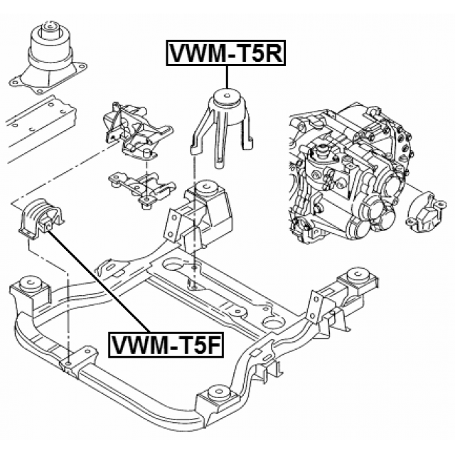 FEBEST VWM-T5R