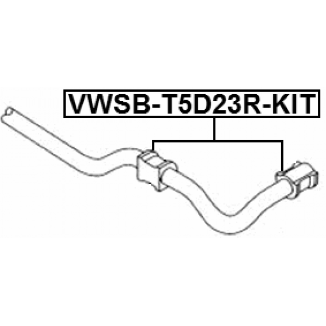 FEBEST VWSB-T5D23R-KIT