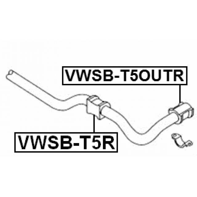 FEBEST VWSB-T5OUTR