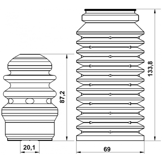 FEBEST VWSHB-B5F-KIT